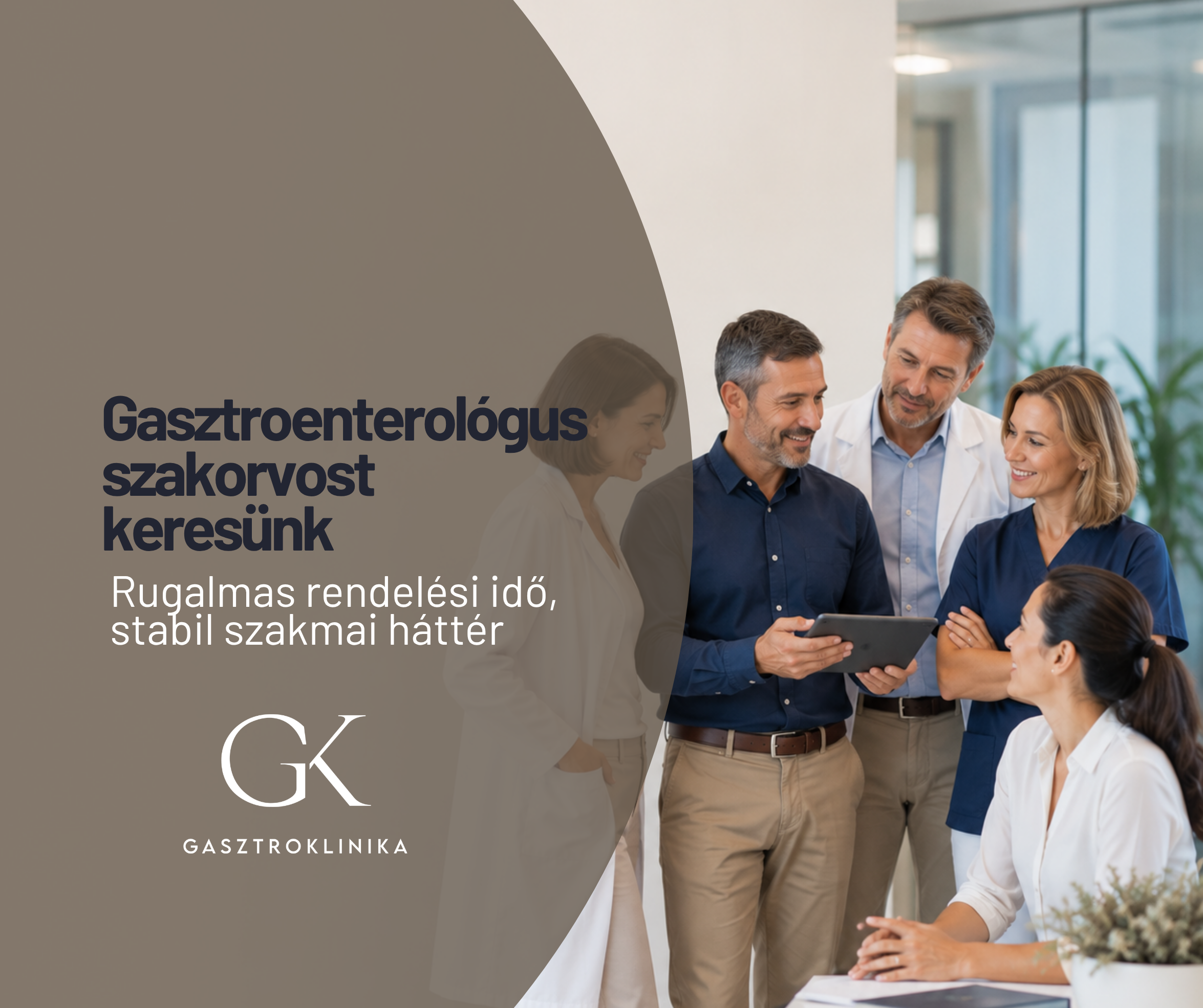 gasztroenterológust keresünk