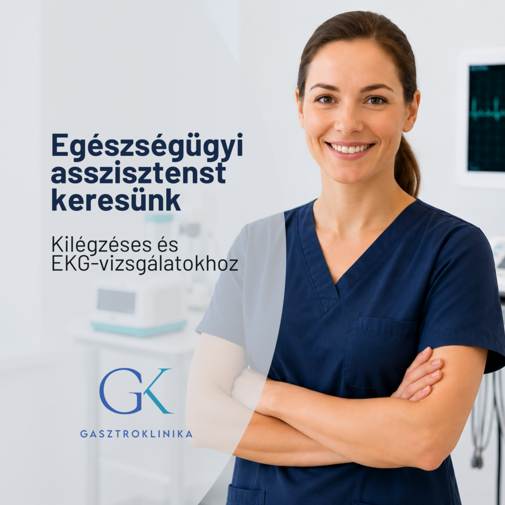 Egészségügyi asszisztens kilégzéses és EKG-vizsgálatok végzéséhez a GasztroKlinikán